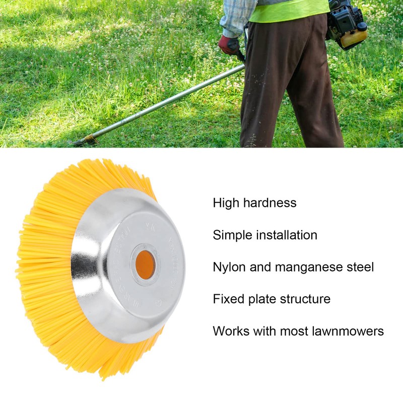 Trimmer Head Wire Trimmer,Power Rotarys Scissors,Nylon Wheel Brush Trimmer for