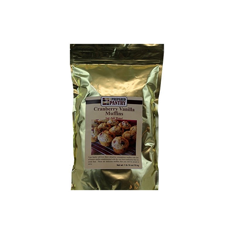 The Prepared Pantry Cranberry Vanilla Just-Add-Water Muffin Mix (26 oz.)