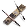HeyBeauty Eyebrow Pencil with Brow Brush, Double Ended Eyebrow Pen,