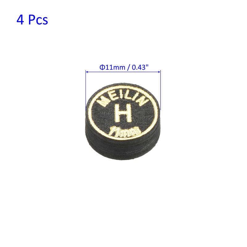 M METERXITY 4 Pack Pool Cue Tips - Laminated Billiard