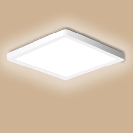 Ouyulong Ceiling Light LED 18 W LED Ceiling Light 3000 K Ceiling Light 1620 LM IP44 Ceiling Light LED for Living Room Bedroom Bathroom Kitchen Bathroom Cellar Balcony Ultra Thin Diameter 23 cm