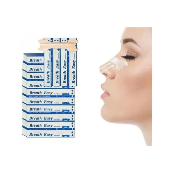 100 Unidades Tiras Nasales Anti Ronquidos Respirar Mejor A