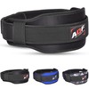 AQF Weight Lifting Belt Back Support Contoured 5.5 Inch Neoprene