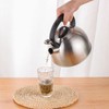 3L Stainless Steel Whistling Kettle with Insulated Handle, Quick Boiling
