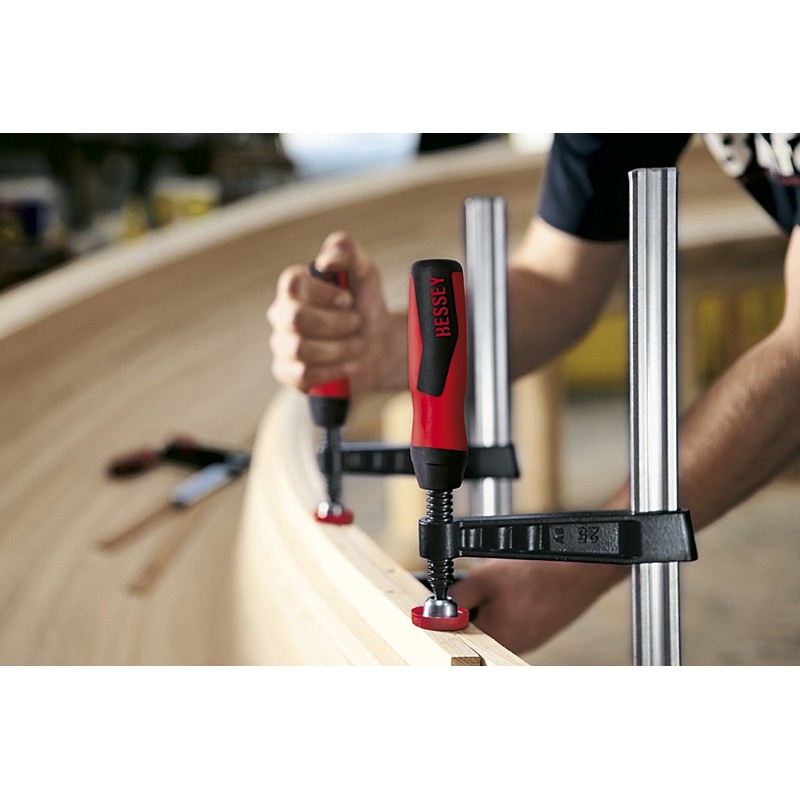 Bessey Temperguss-Schraubzwinge TG-2K 300/80 TG30B8-2K Spann-Weite (max.):300mm Ausladungs-Maße:80mm