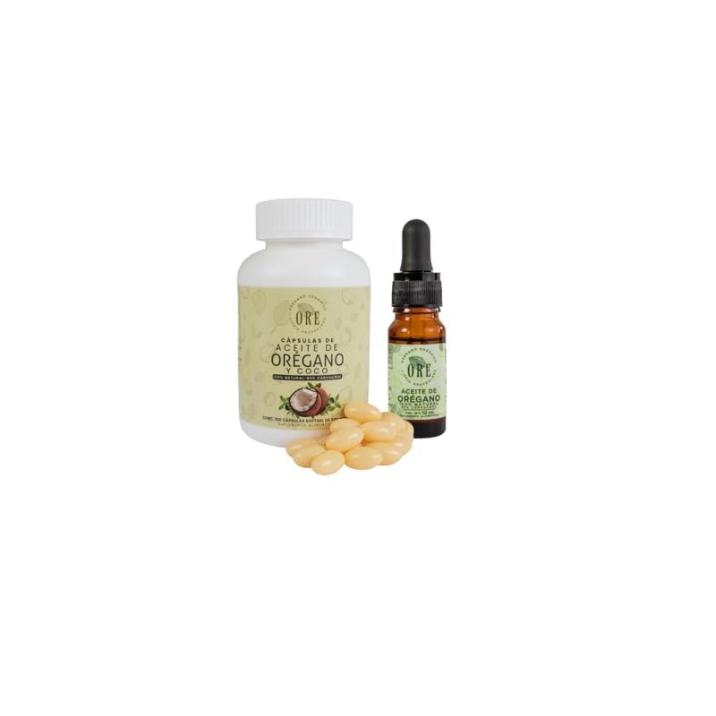 ORE Pack Aceite de Orégano 10 ml + Cápsulas de