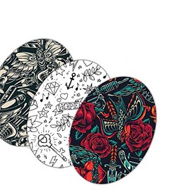 GrifGrips CGM Adhesive: Tattooed Combo (No Cut)