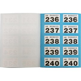 Raffle & Clockroom Tickets 1-500 Single (Ref:RAF500)