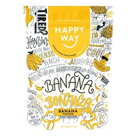 Happy Way Vegan Protein Powder Banana 1kg