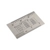 Guitar Neck Notched Straight Edge Ruler String Action Height Gauge