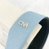Burnaby Casual Denim Wide Hairband Wide Headband / 버나비 캐주얼
