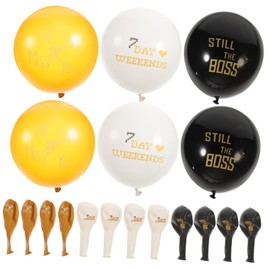 Kisangel 30pcs Retirement Balloons Premium Latex Decorations for Indoor Outdoor Use for Home Bar Restaurant Celebrations Unique Beautiful Decor
