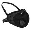 RZMask M2.5 Extra Large Dust Face Mask Breathable Mesh Black