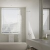 Naiture L Shaped, Corner Shower Head Extension Arm with Flange,