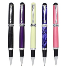 Gullor 5 Pieces Jinhao X750 Rollerball Pen in 5 Colors with Simple Pen Bags (Multicolor)