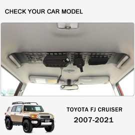 Modular Storage Panel Cargo Rack for Toyota FJ Cruiser 2007-2021, Interior Luggage Holder Storage Carrier Trunk Organizer Shelf Accessories