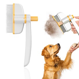 ASTHIP® Pet Hair Removal Comb Flea Comb Cat Dog Brush