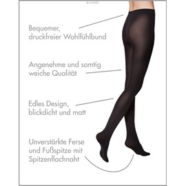 Kunert Women's Tights, Black (Black 0500), 9.5 (Manufacturer size: 44)