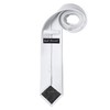 Jacob Alexander Solid Color Men's Regular Tie - White