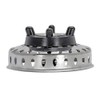EZ-FLO Replacement Basket, Rubber Pronged Bottom, Stainless Steel, Fits 3-1/2