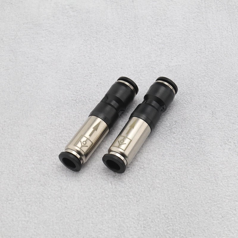 Create idea 2Pcs 8mm Quick-Plug Type One-Way Check Valve Flow