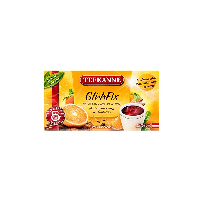 GlühFix - Mixed Spices for Mulled Wine (20 Teebags)
