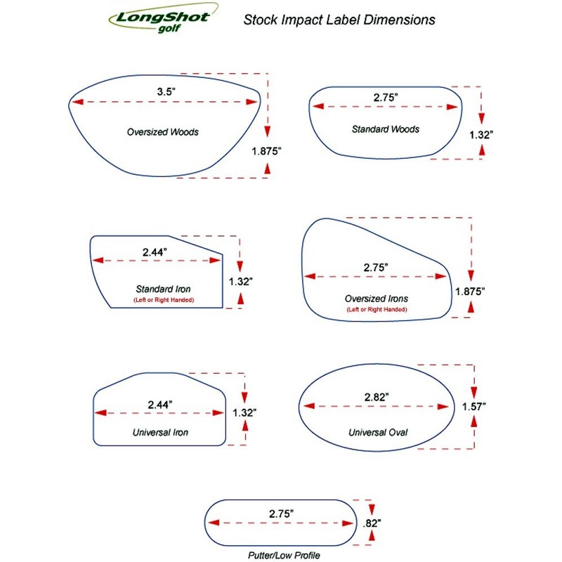 Standard 200 Label Roll - Oversized Irons