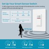 Milfra Smart Motion Sensor Light Switch,Motion Sensor Light Switch Works