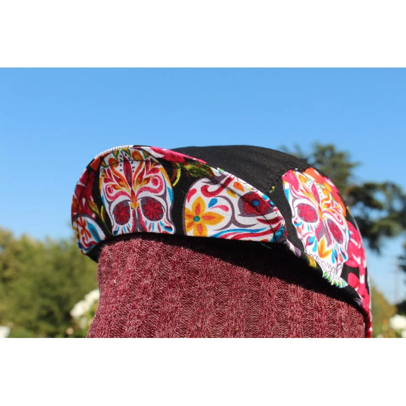 "Handmade" CYCLING CAP SKULL SUGAR HANDMADE ANY SIZE