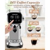 Espresso Machines 20 Bar with LED Touchscreen, Adjustable Temperature(185~203°F) Timing(25~60s),