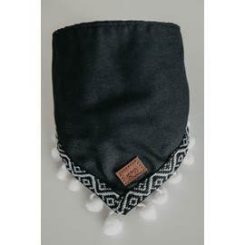 Bandana con Pompon XUXO, Elegante Accesorio para tu Mascota, Estilo y Comodidad para tu Mejor Amigo. Coco, M