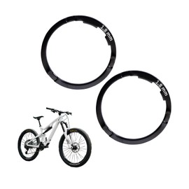 2Pcs Bicycle Flywheel Cassette Spacer 1.8mm Flywheel Gasket Compatible with SHIMANO 8 9 10 11 Speed ??Mountain Bike 40.5x34.7mm Black