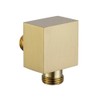 Gold Hand Shower Wall Outlet Elbow, G1/2 Inch Handheld Shower