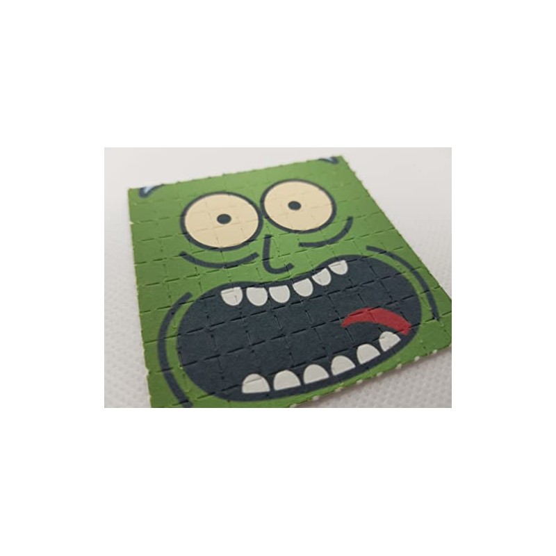 Pickle Rick Blotter Art Psychedelic Art Gift Acid Art 100