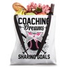 Coaching Dreams Sharing Goals Baseball Player Coach Tote Bag