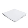 Jacob Alexander Men's Pocket Square Solid Color Handkerchief - White