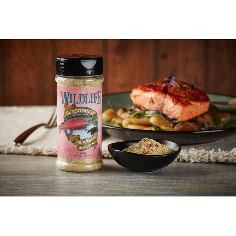 Wildlife Seasonings Alaskan Salmon Seasoning – Citrus Herb Seafood Rub
