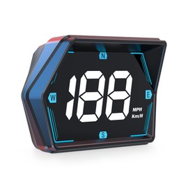 AZIJYV GPS Speedometer,Car Head Up Display G20 with Speed, Compass, Overspeed Alarm, Automatic Photosensitive Speedometer, Applicable to All Car