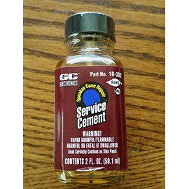 GC Electronics 10-302 Service Chemical Cement with Brush, 2 oz Bottle