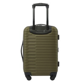 kensie 20" Hillsboro Expandable Carry-On Luggage, Olive