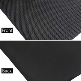 WAYBER Speaker Grill Cloth Stereo Mesh Fabric for 55" x 20", Black