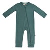 Kyte Baby Unisex Rayon Made From Bamboo Zippered Rompers (3-6 Months, Emerald)
