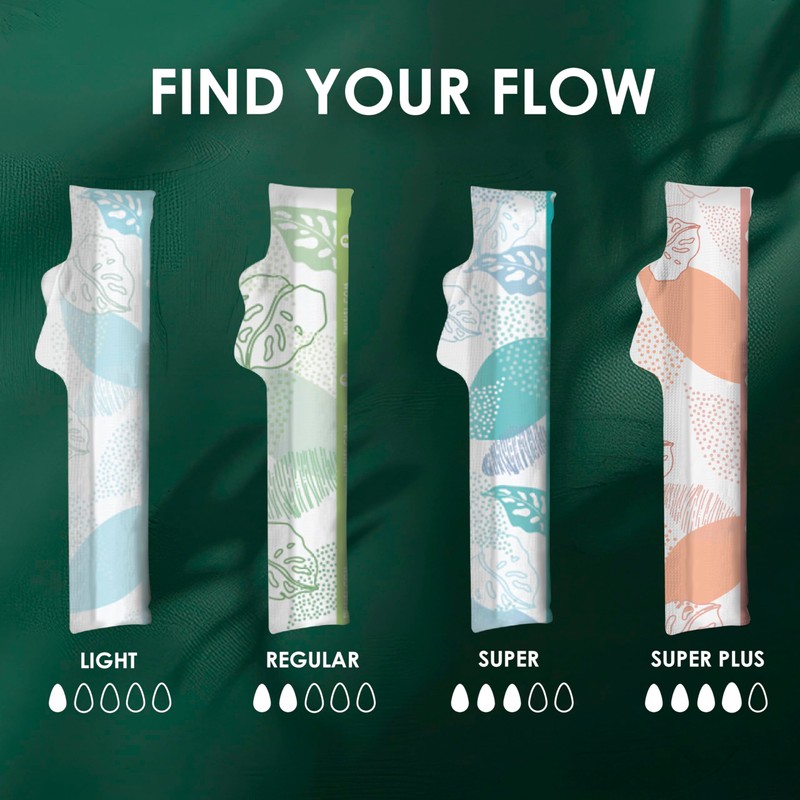 L. Cotton Tampons Light/Regular Absorbency Multipack, Contains an Organic Cotton