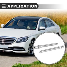 Motoforti Headlight Horizontal Adjustment Screws, Headlamp Adjusting Screws,for Jeep Wrangler JK 2007-2018, Alloy,No.55078114AA,Silver Tone,2 Pcs