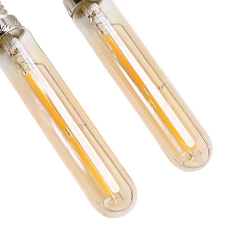 2Pcs LED Tube Bulb 4W E14 2300K Tubular Light Lamp