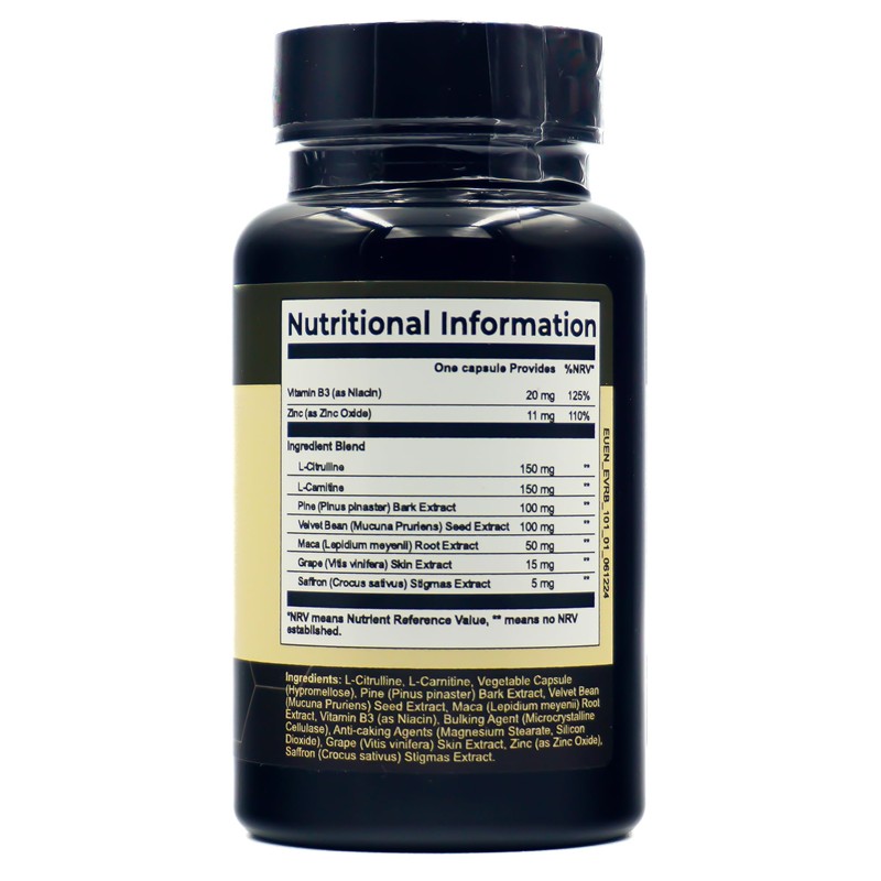 Libonex perform Dietary Supplement with L-Citrulline, Maca, 30 Capsules