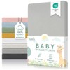 Laleni Premium fitted sheets for baby bed, breathable, 100% cotton