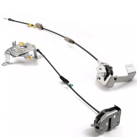 Ipartgo Rear Left Lower&Upper Door Lock Latch Assembly For 97-03 Ford F150 Extended Cab