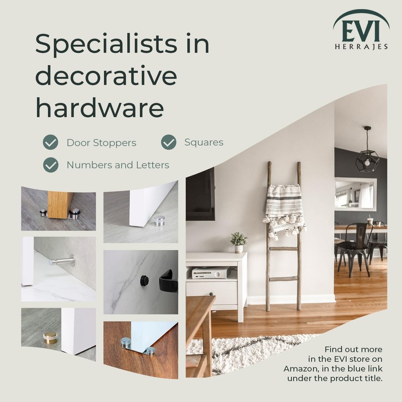 Wall Mounted Doorstop | Natural Silicone White Rubber | Adhesive