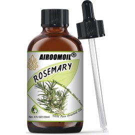 Pure Rosemary Essential Oil Hair Natural Aromatherapy Skin & Body Care Candle Making Home Fragrance Diffuser Oil 4 Fl Oz